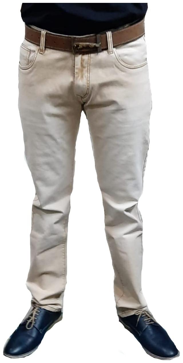 

LIVSTER Men Beige Skinny Fit Jeans
