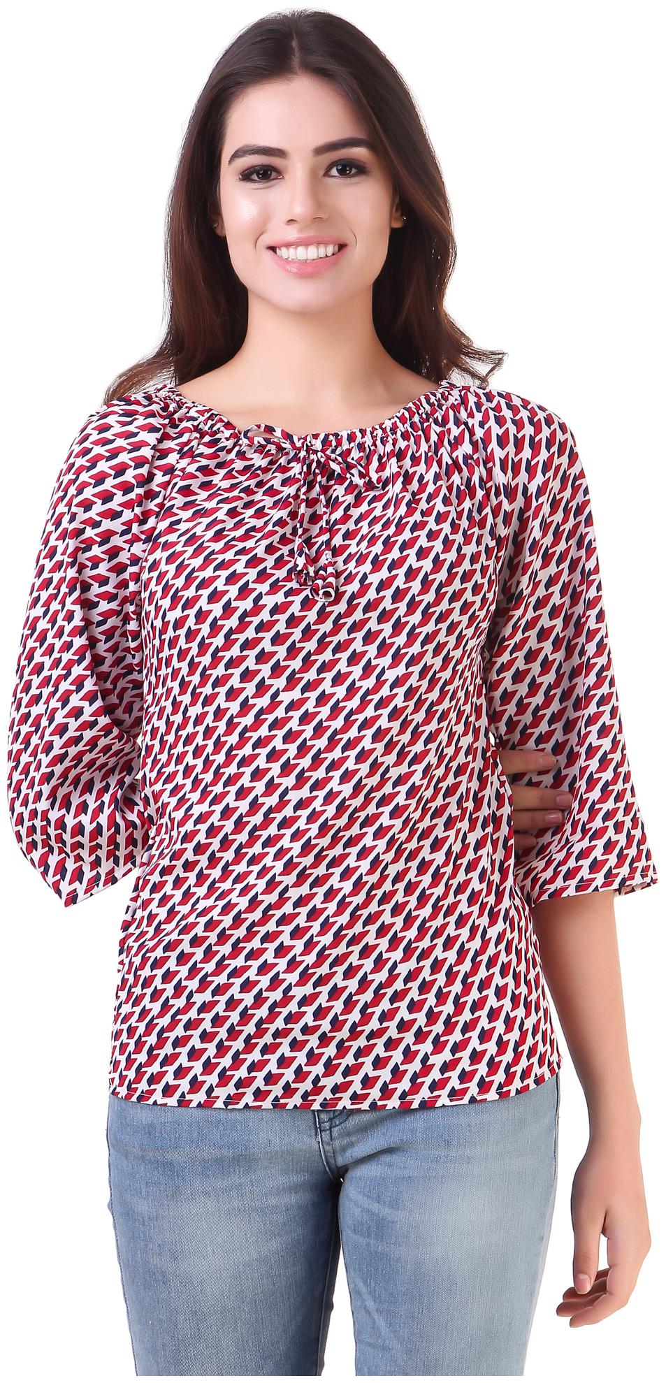 

LIVZA Women Geometric Regular top - Multi