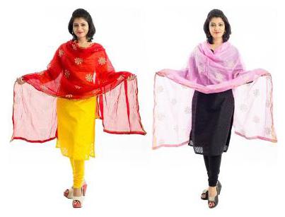 

Lodestone Jute Printed Women s Dupatta(Pack of 2)