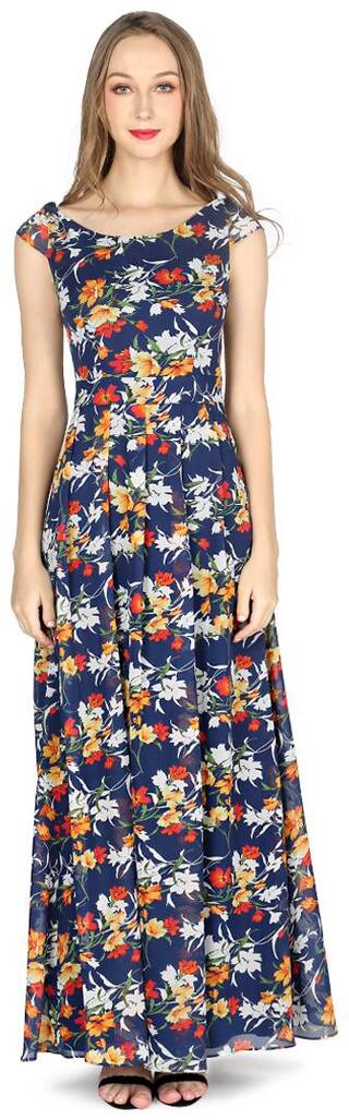 London Rag Blue Floral Maxi dress