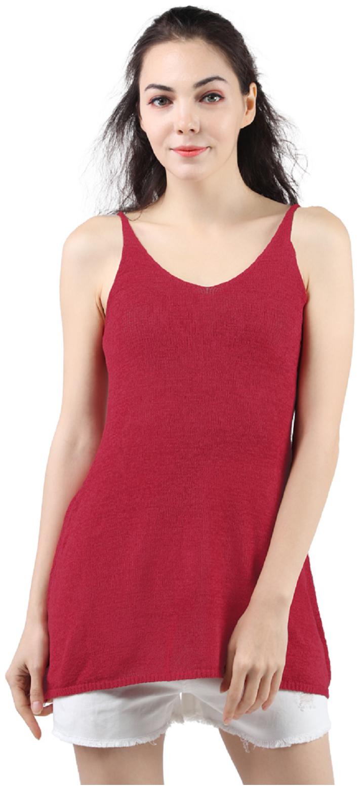 

London Rag Women Solid Regular top - Red