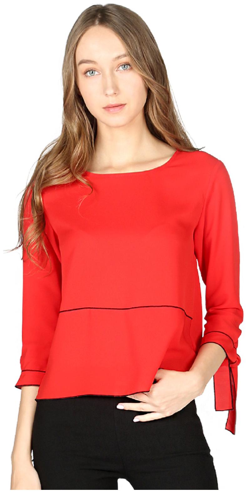 

London Rag Women Solid Regular top - Red
