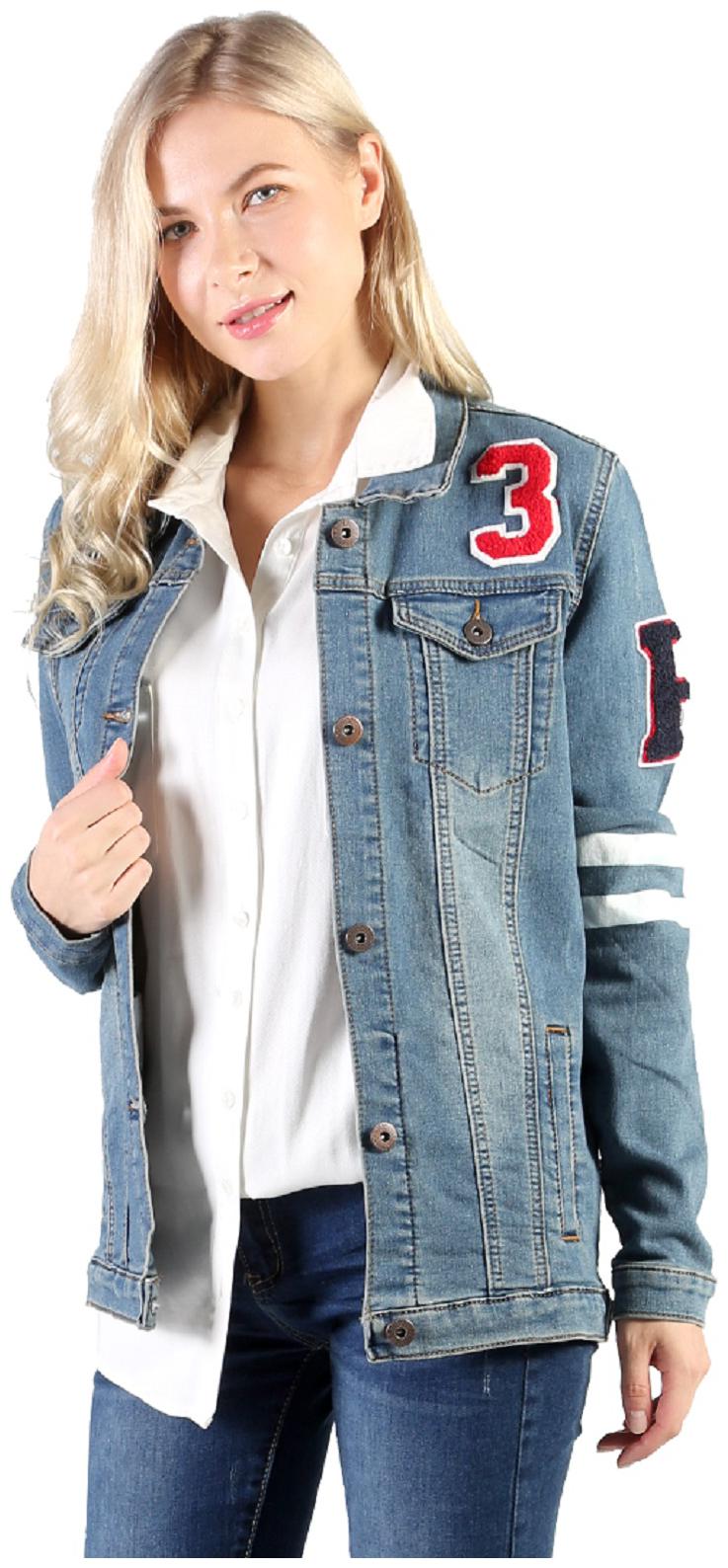 

London Rag Women Solid Regular Jacket - Blue