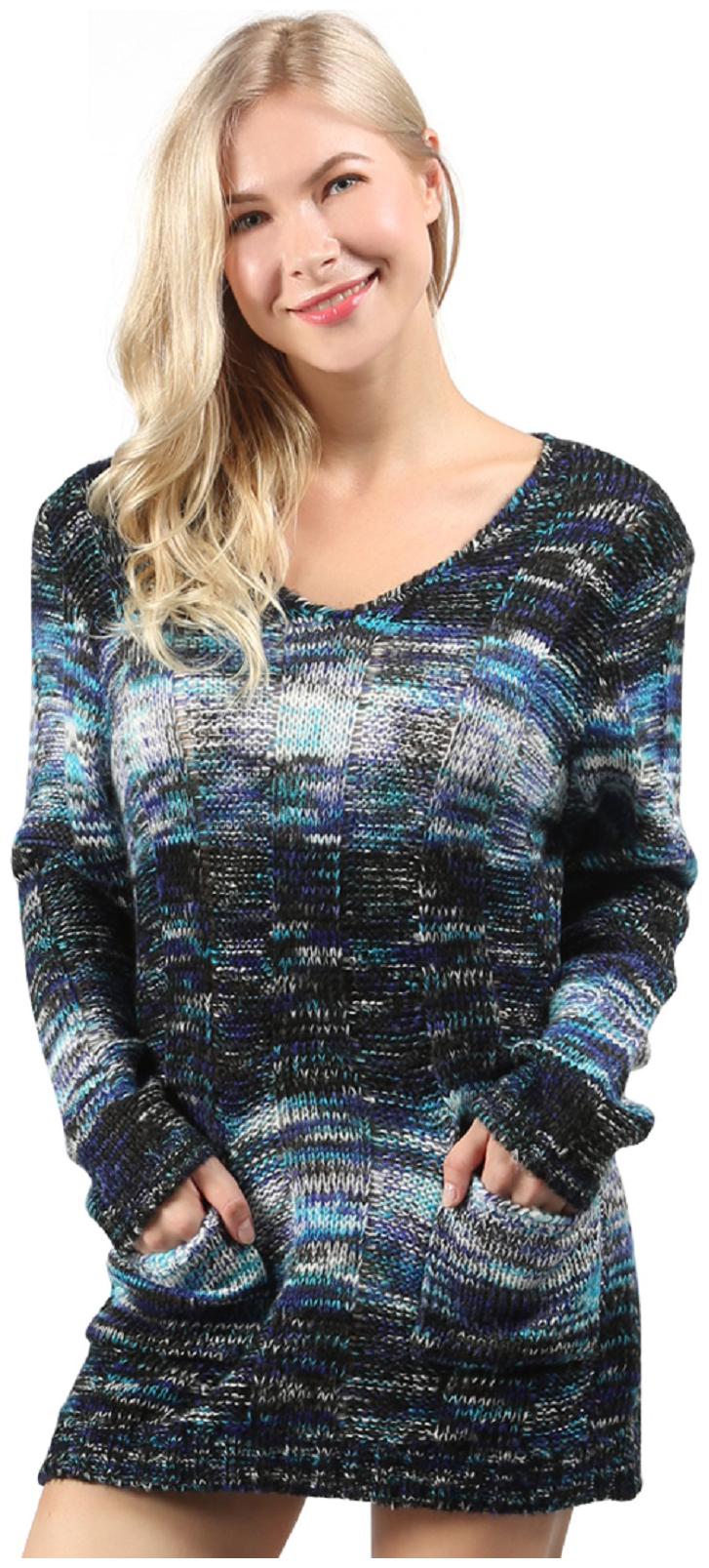 

London Rag Women Printed Sweatshirt - Blue
