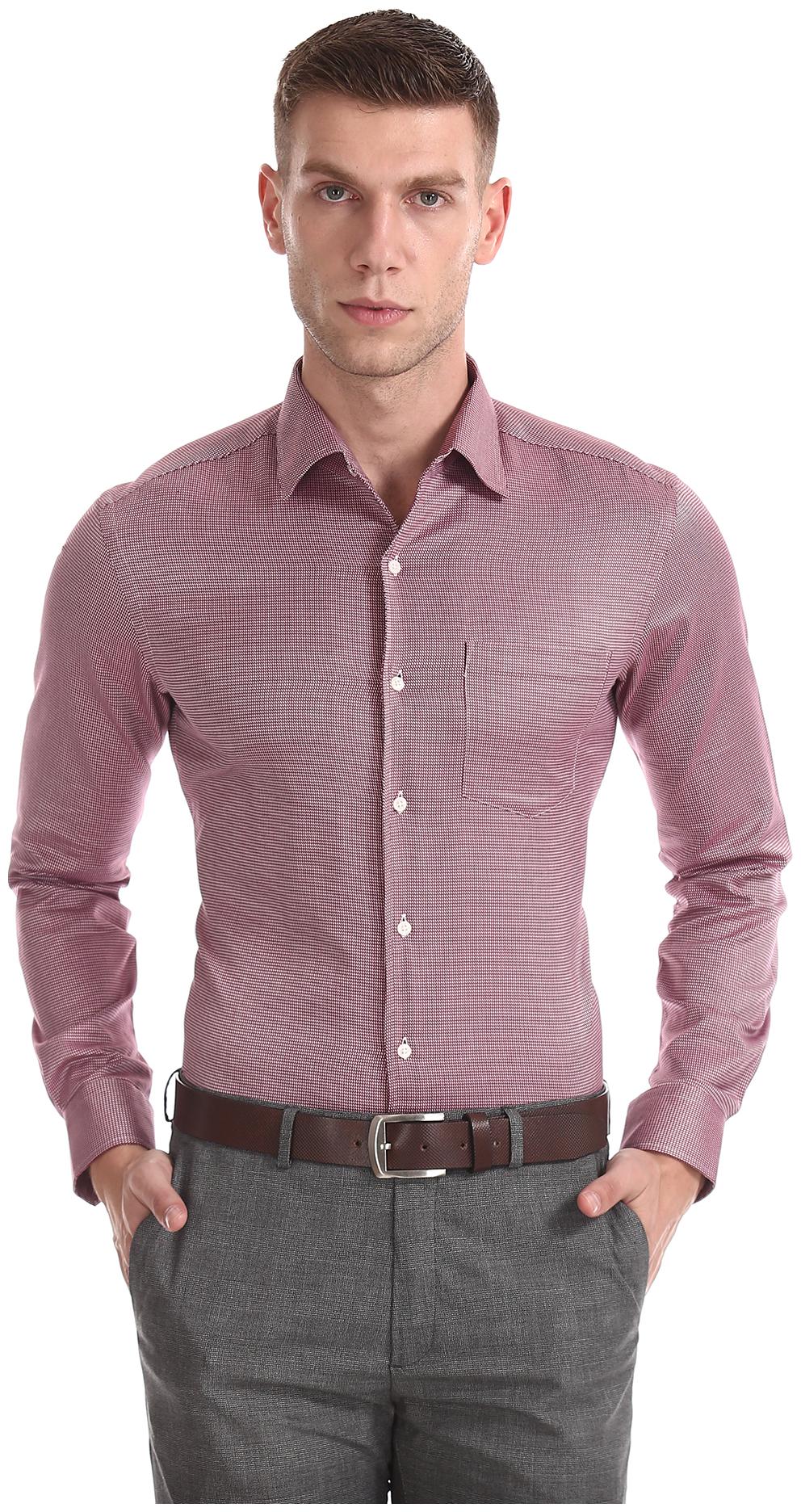 

Arrow Men Slim fit Formal Shirt - Red