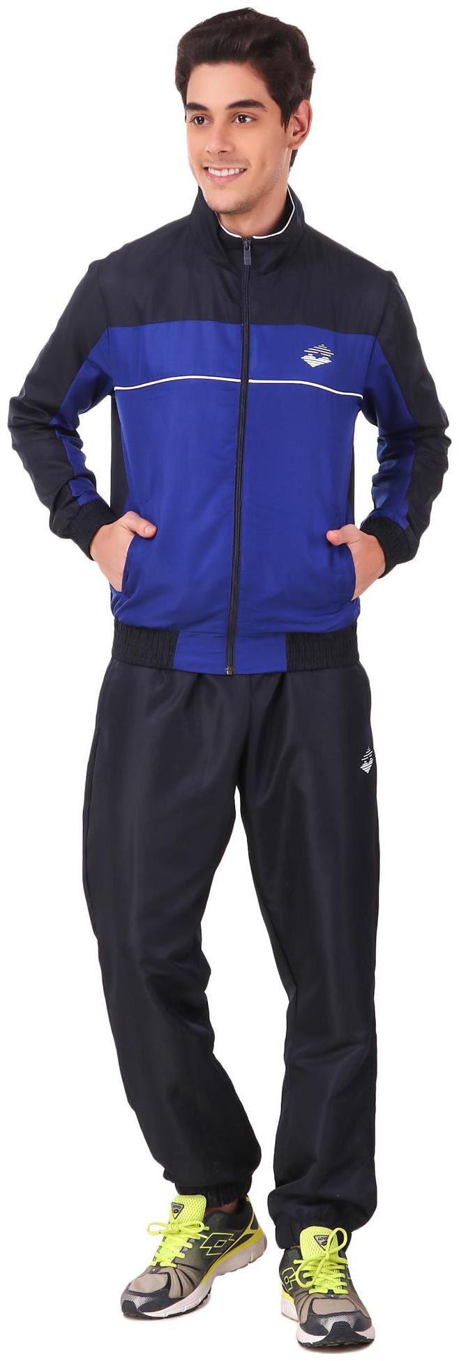 

Lotto Men Blue Solid Regular Fit Track Suit