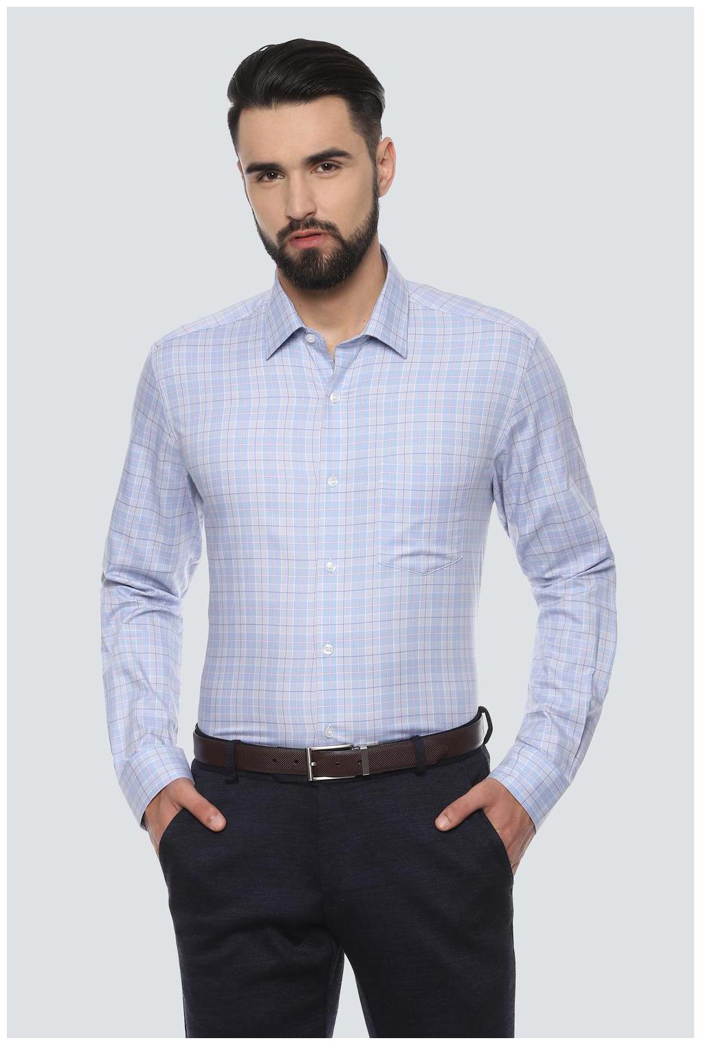 

Louis Philippe Men Slim fit Formal Shirt - Blue