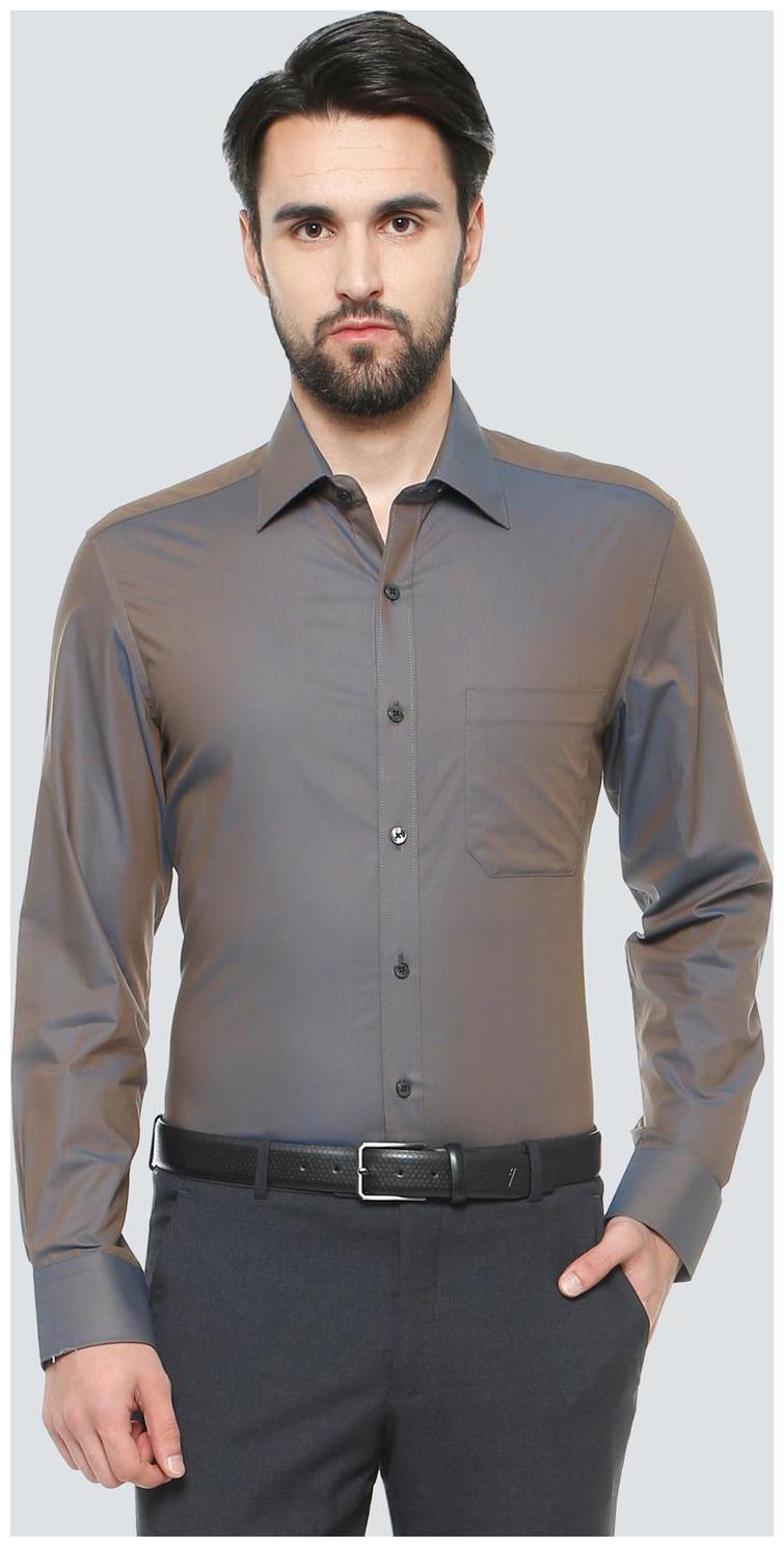 

Louis Philippe Men Regular fit Formal Shirt - Brown