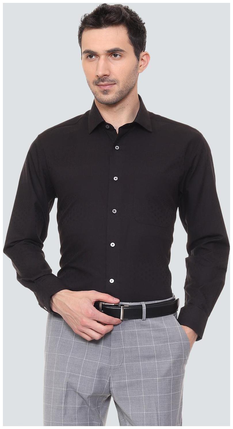 

Louis Philippe Men Regular fit Formal Shirt - Black