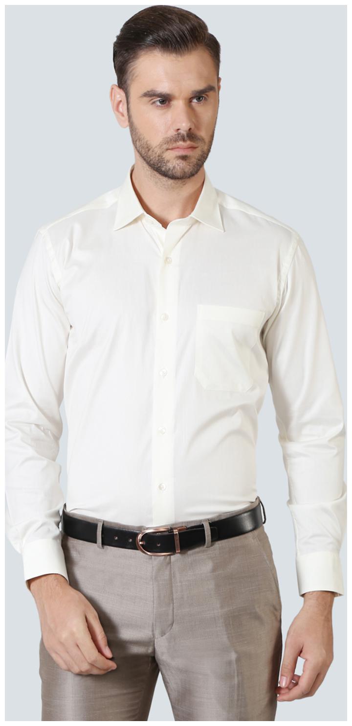 

Louis Philippe Men Slim fit Formal Shirt - Beige