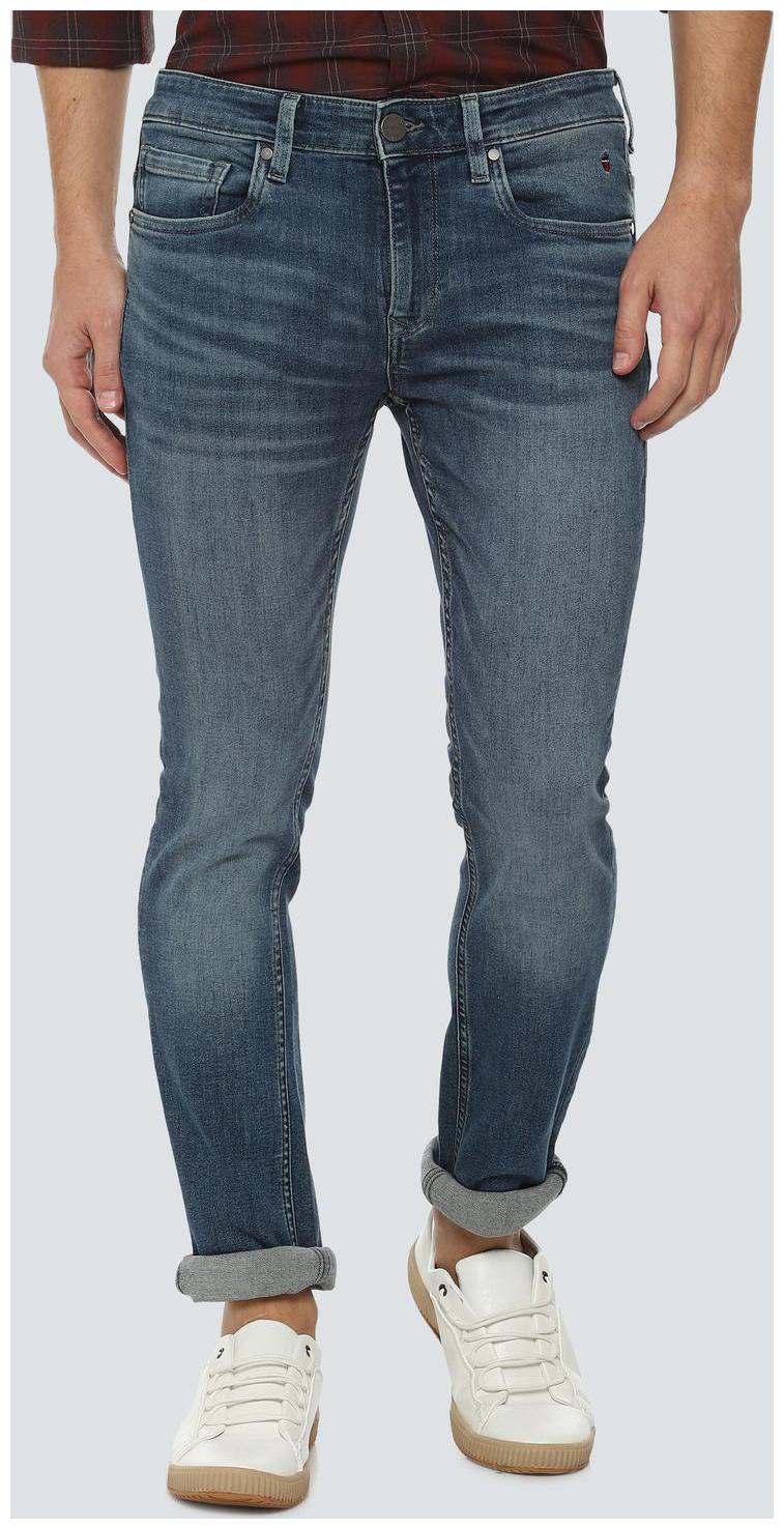 

Louis Philippe Men Navy Blue Slim Fit Jeans
