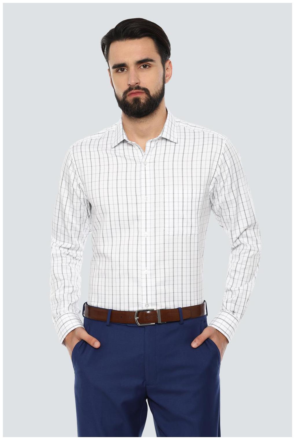 

Louis Philippe Men Slim fit Formal Shirt - White