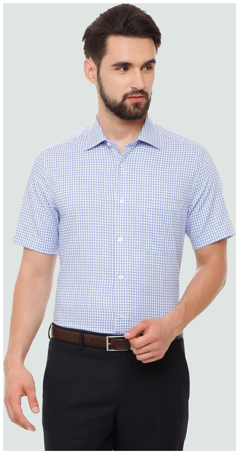 

Louis Philippe Men Regular fit Formal Shirt - Blue