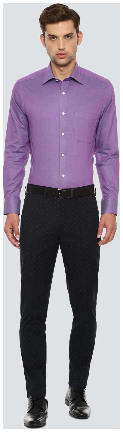 

Louis Philippe Men Regular fit Formal Shirt - Purple