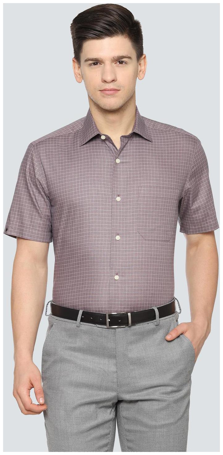 

Louis Philippe Men Regular fit Formal Shirt - Brown