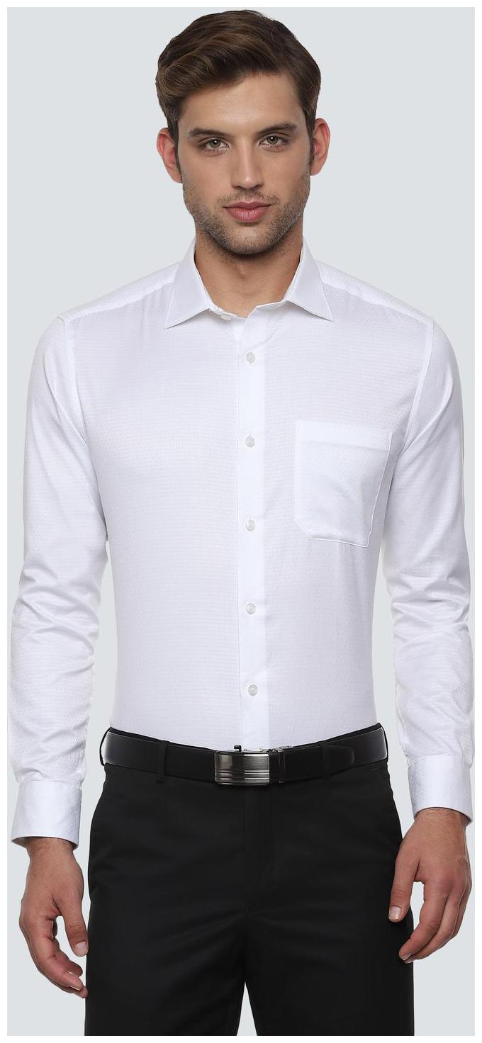 

Louis Philippe Men Regular fit Formal Shirt - White
