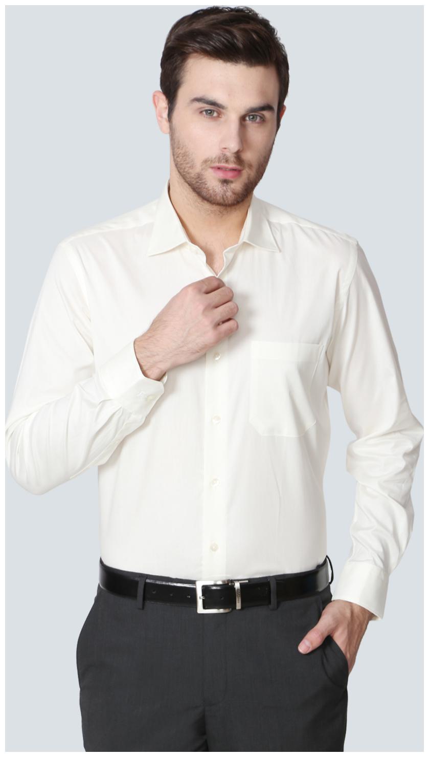 

Louis Philippe Men Regular fit Formal Shirt - White