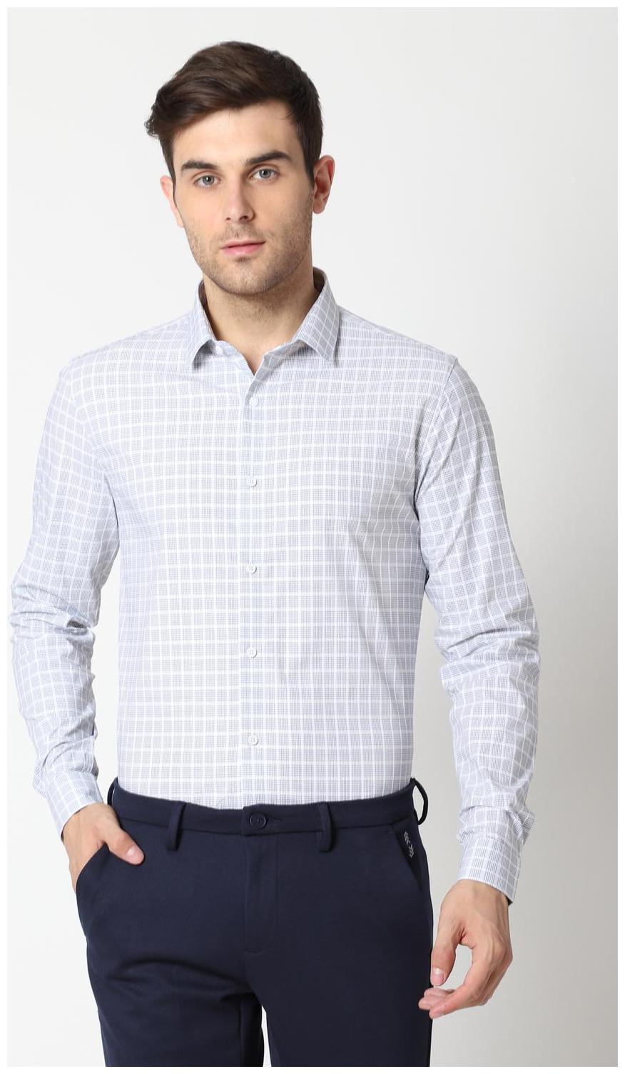 

Louis Philippe Men Slim fit Formal Shirt - Blue