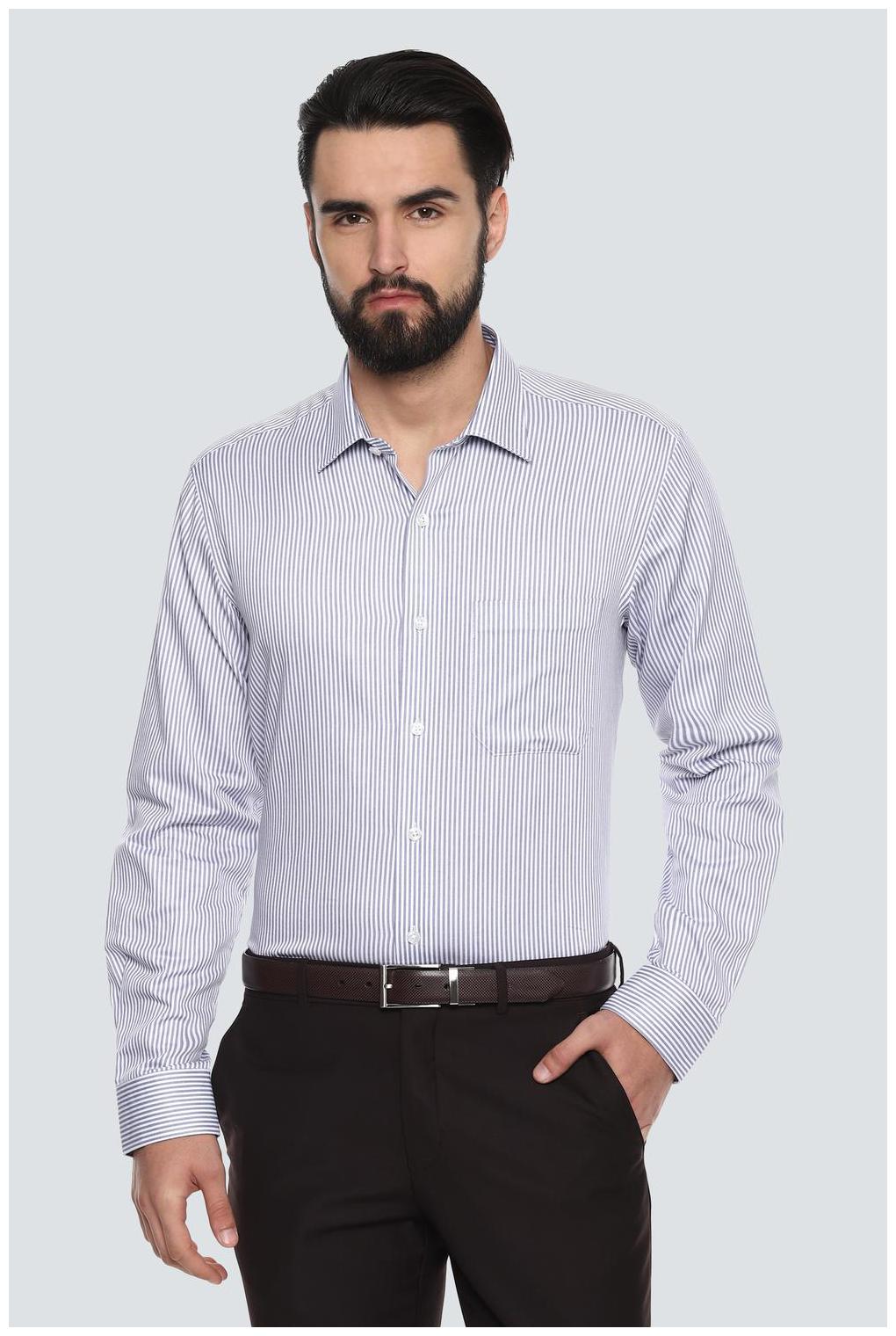 

Louis Philippe Men Slim fit Formal Shirt - Blue