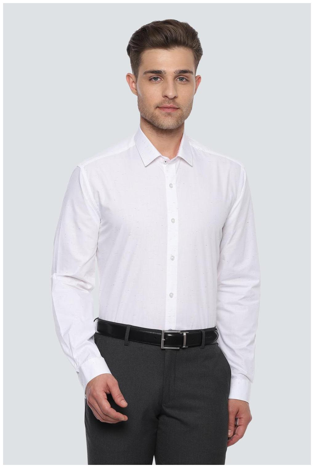

Louis Philippe Men Slim fit Formal Shirt - White