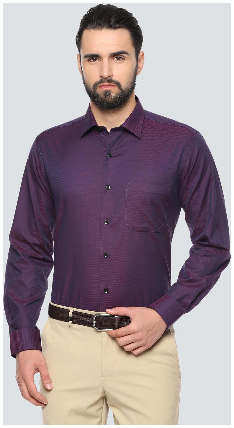 

Louis Philippe Men Slim fit Formal Shirt - Purple