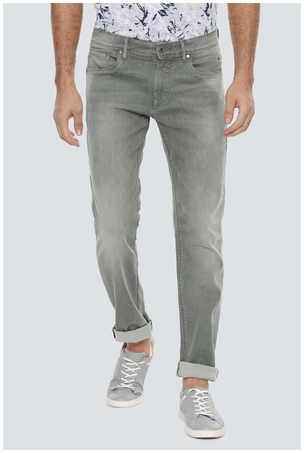 

Louis Philippe Men Grey Slim Fit Jeans