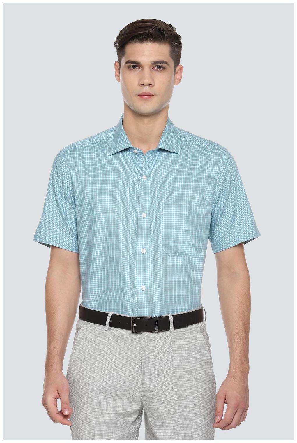 

Louis Philippe Men Regular fit Formal Shirt - Green