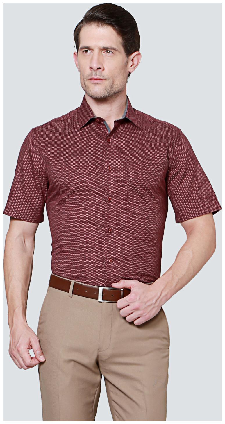 

Louis Philippe Men Slim fit Formal Shirt - Maroon