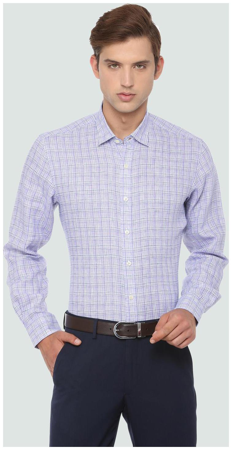 

Louis Philippe Men Slim fit Formal Shirt - Blue