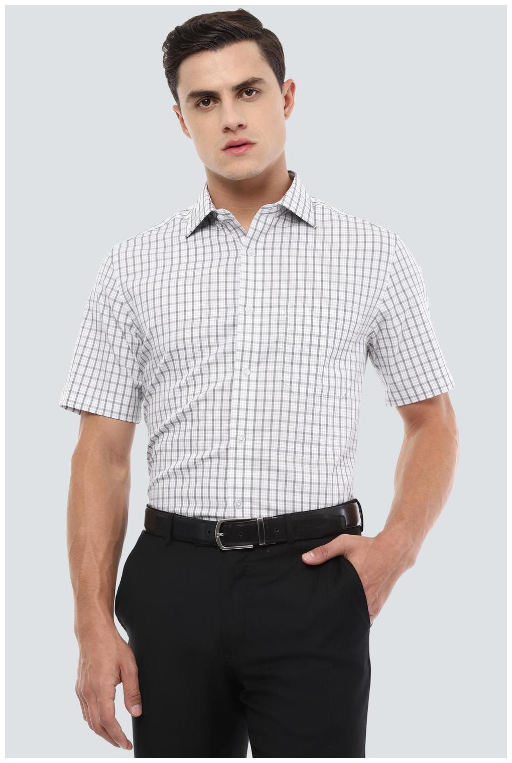 

Louis Philippe Men Regular fit Formal Shirt - White