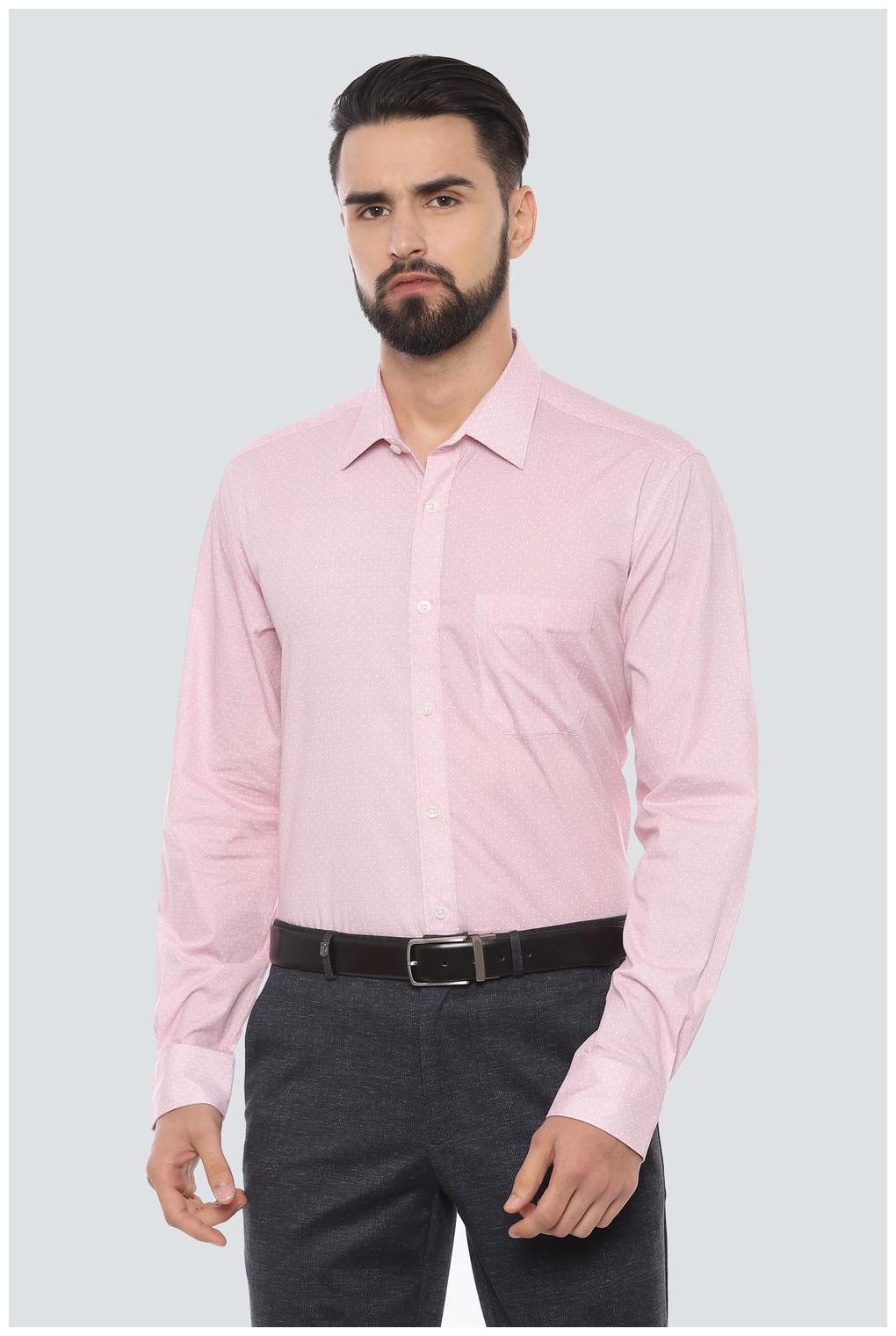 

Louis Philippe Men Slim fit Formal Shirt - Pink