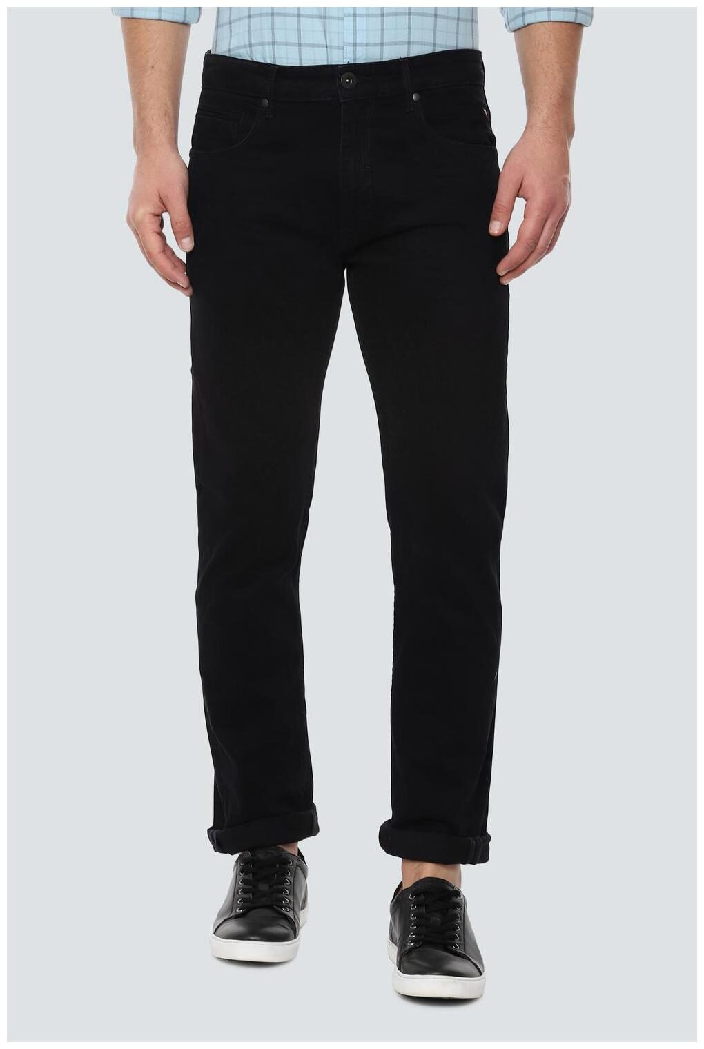

Louis Philippe Men Black Regular Fit Jeans