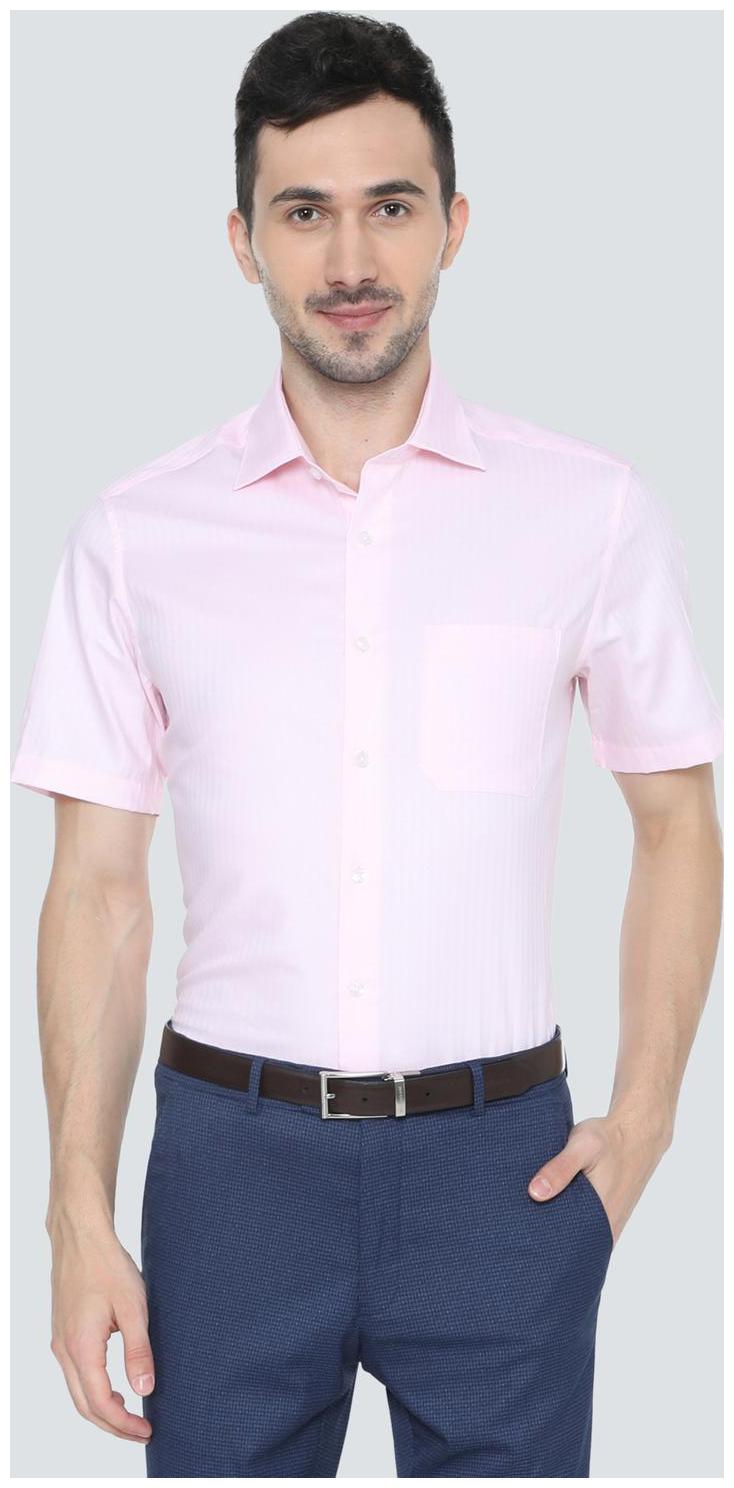 

Louis Philippe Men Regular fit Formal Shirt - Pink