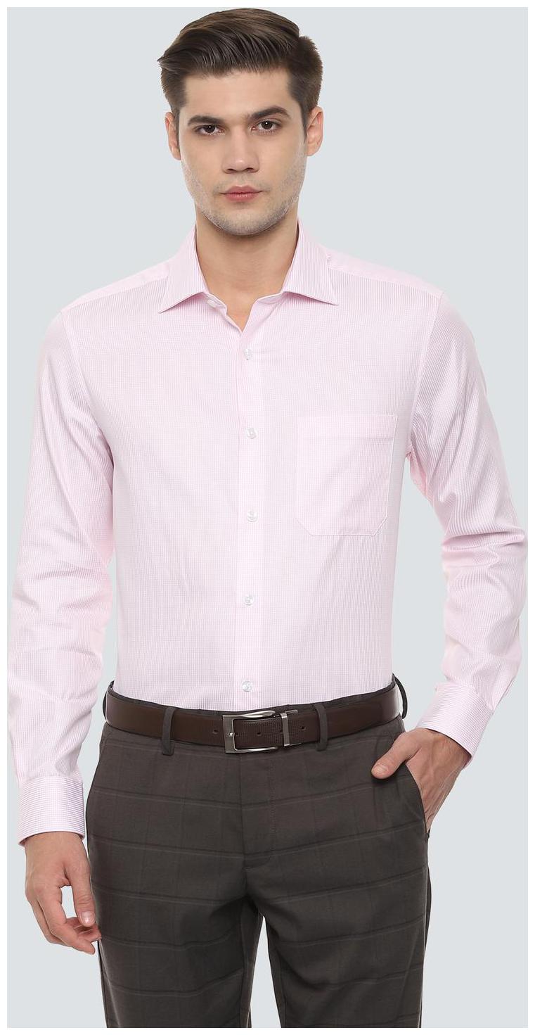 

Louis Philippe Men Regular fit Formal Shirt - Pink