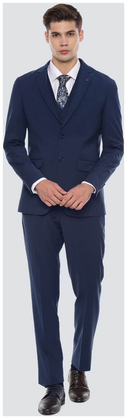 

Louis Philippe Blue Three Piece Suit