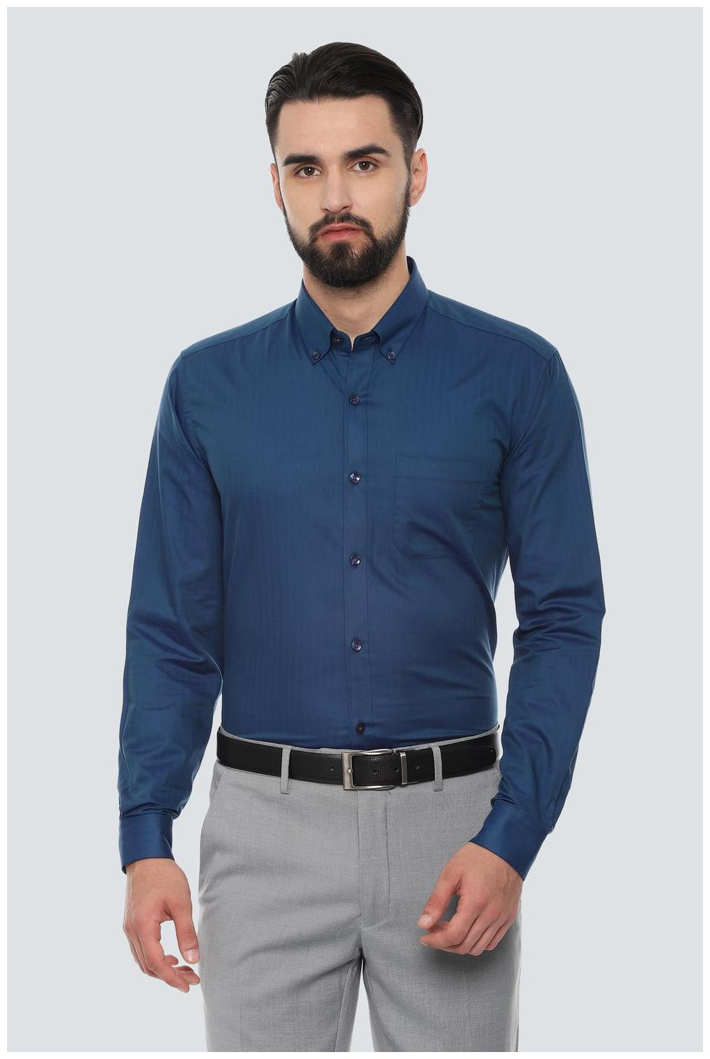 

Louis Philippe Men Slim fit Formal Shirt - Blue