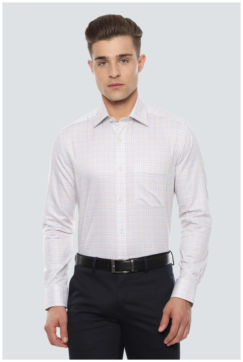 

Louis Philippe Men Regular fit Formal Shirt - White