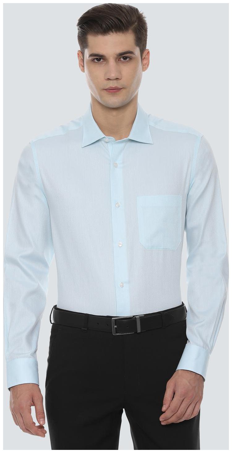 

Louis Philippe Men Regular fit Formal Shirt - Blue