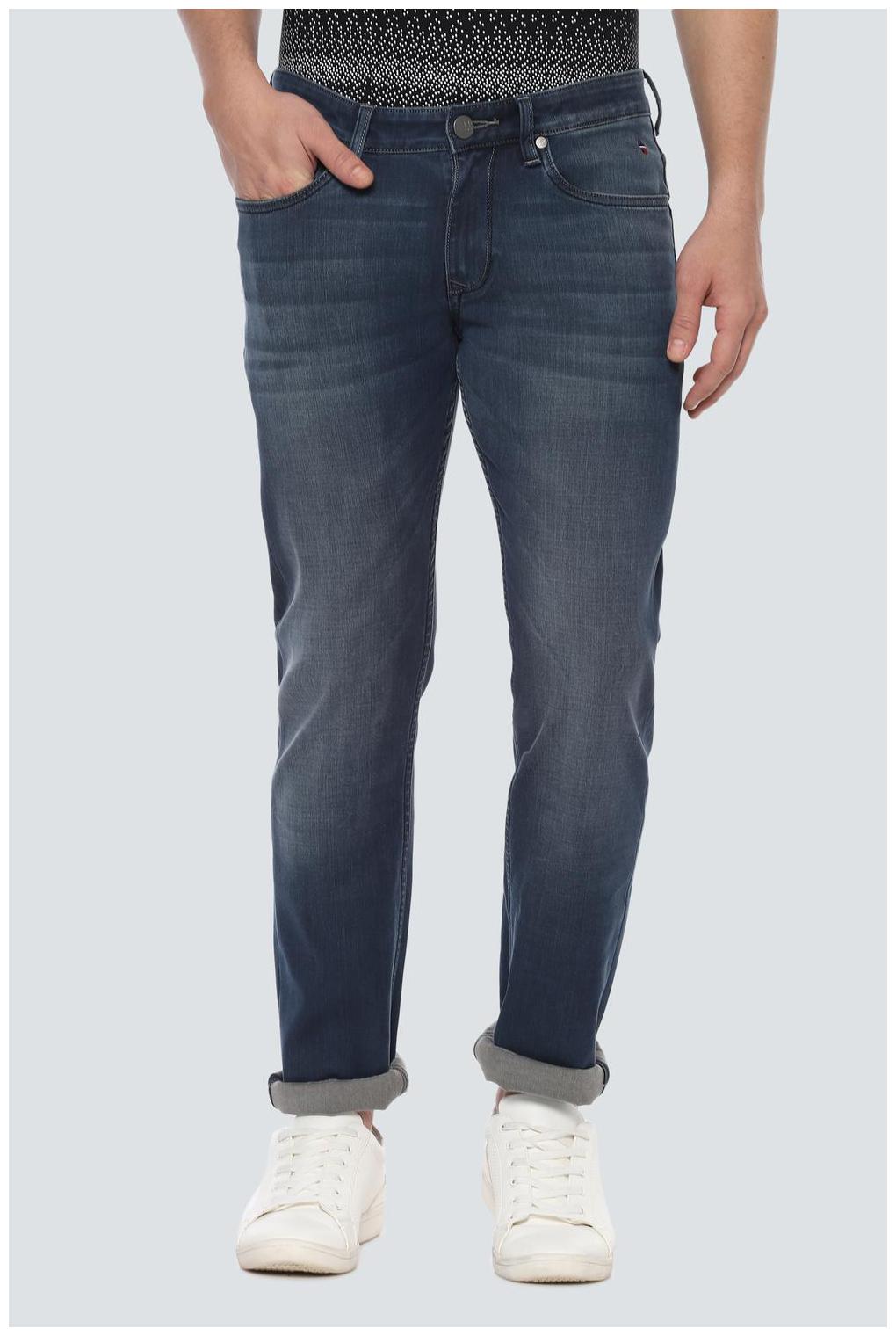 

Louis Philippe Men Navy Blue Slim Fit Jeans