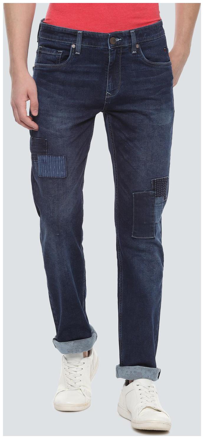 

Louis Philippe Men Navy Blue Slim Fit Jeans