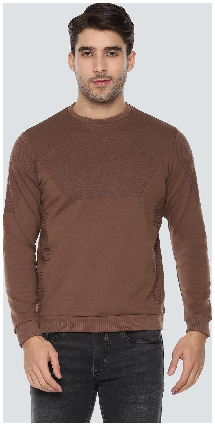 

Louis Philippe Cotton Regular Fit Sweatshirts Hoodies Brown