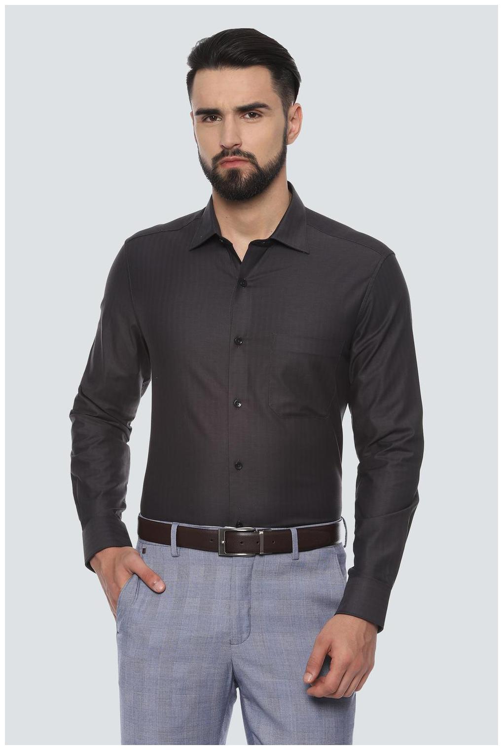 

Louis Philippe Men Regular fit Formal Shirt - Grey