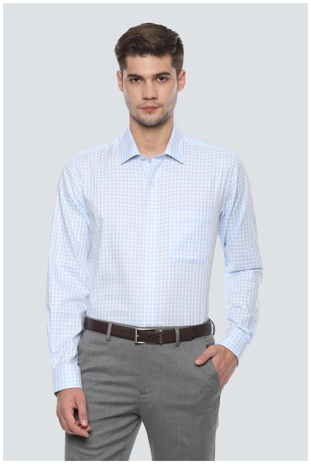 

Louis Philippe Men Slim fit Formal Shirt - Blue