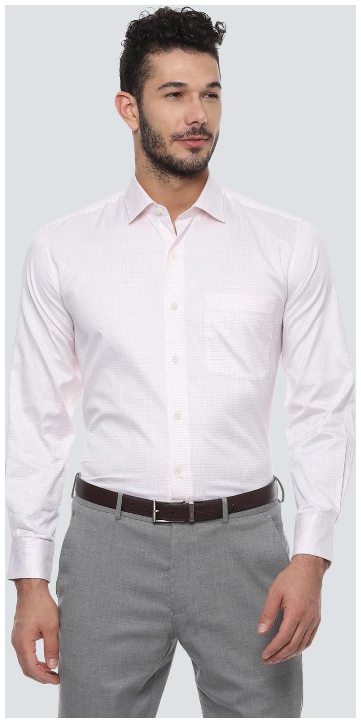 

Louis Philippe Men Regular fit Formal Shirt - Pink
