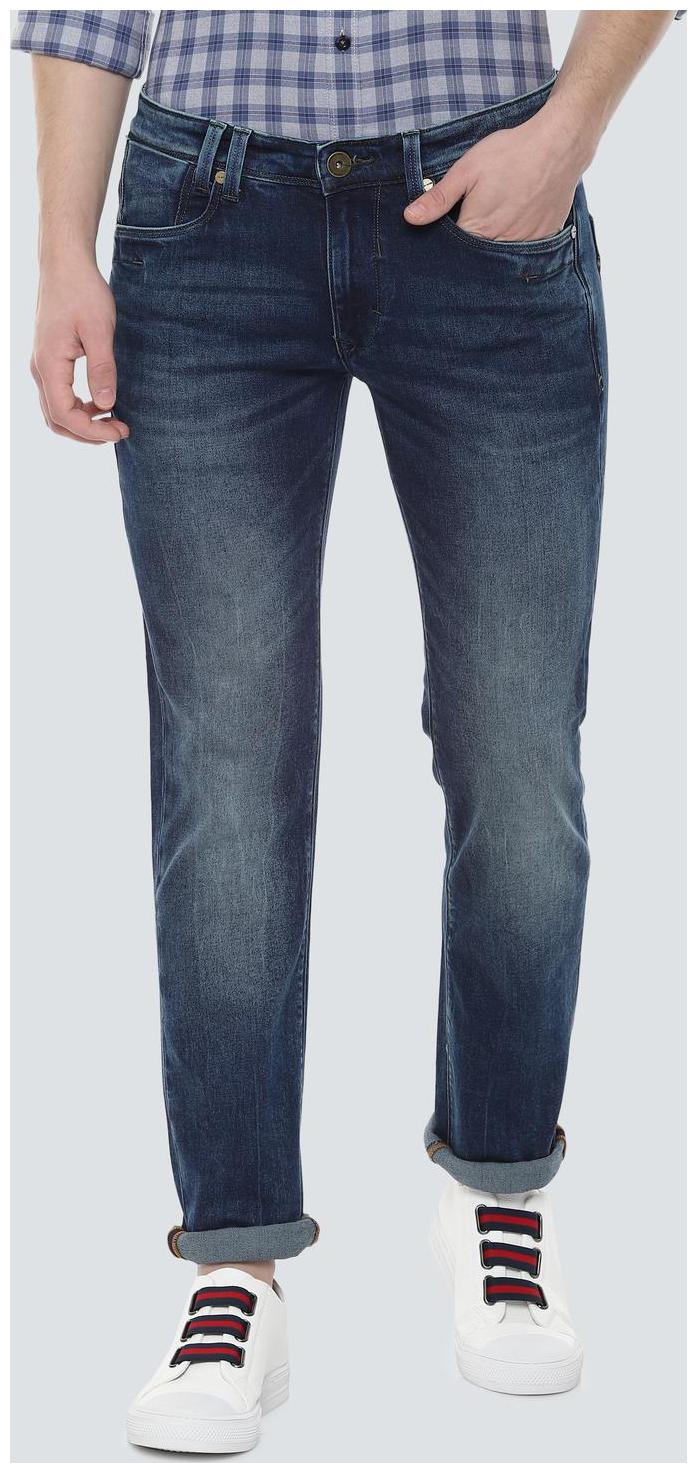 

Louis Philippe Men Navy Blue Slim Fit Jeans