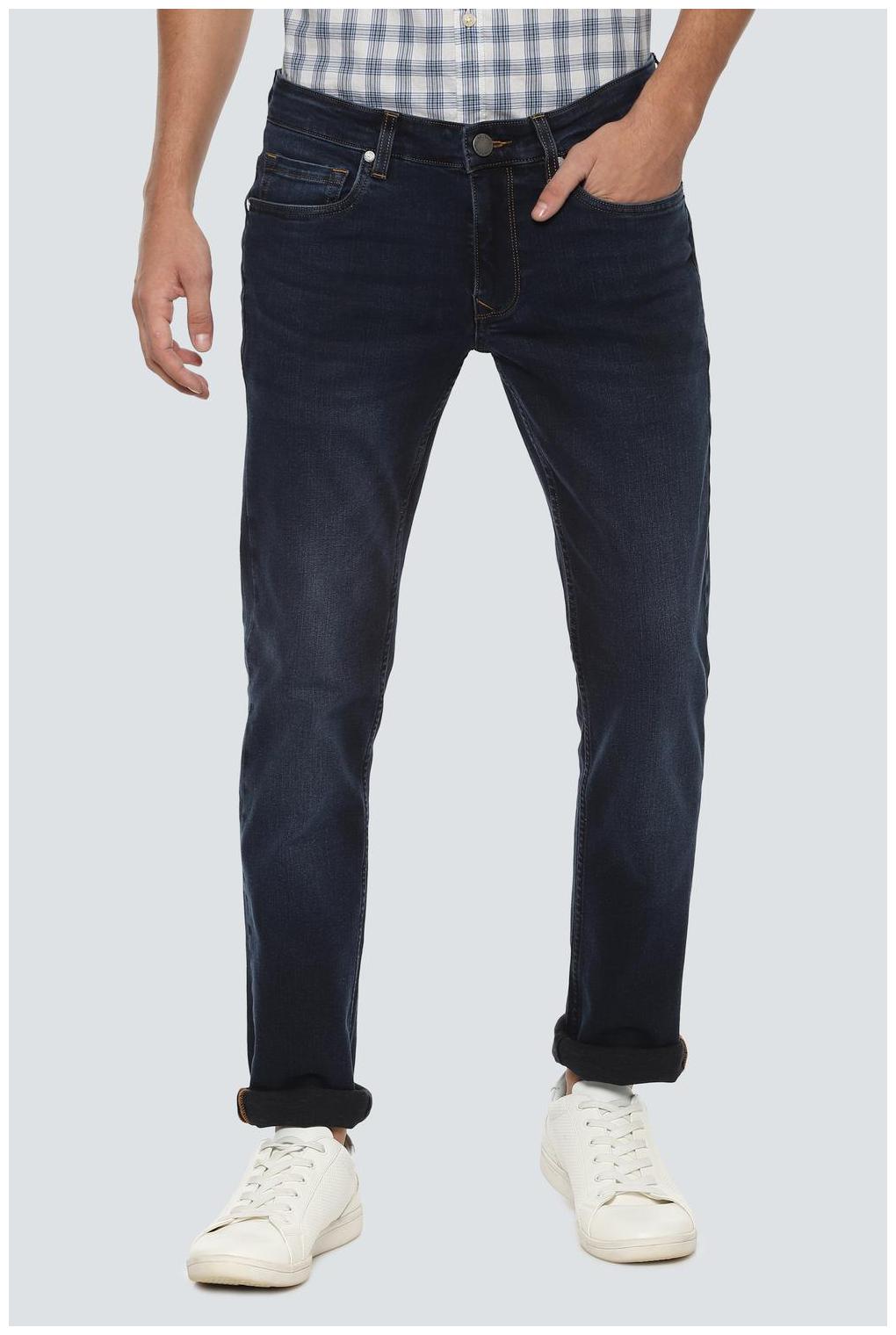 

Louis Philippe Men Navy Blue Slim Fit Jeans