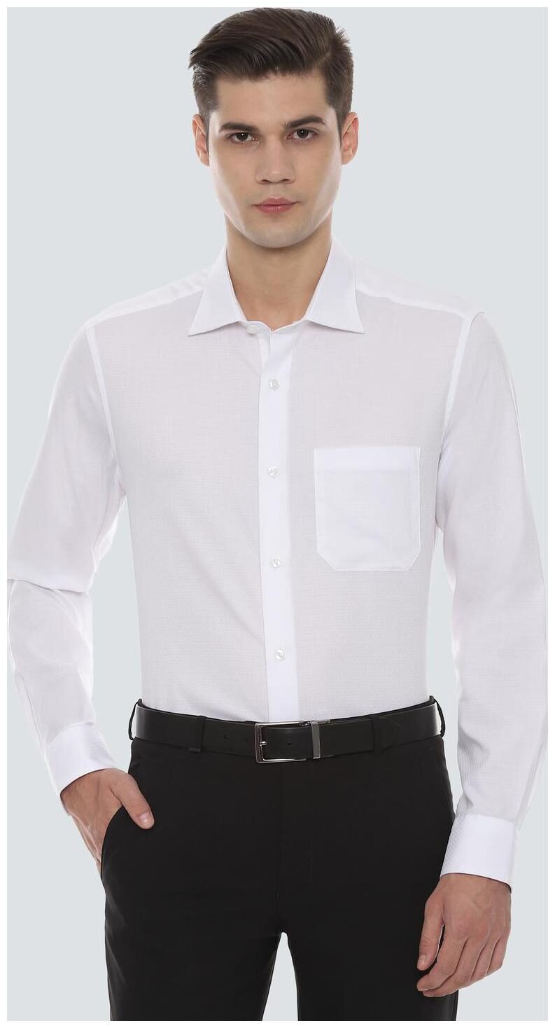 

Louis Philippe Men Regular fit Formal Shirt - White