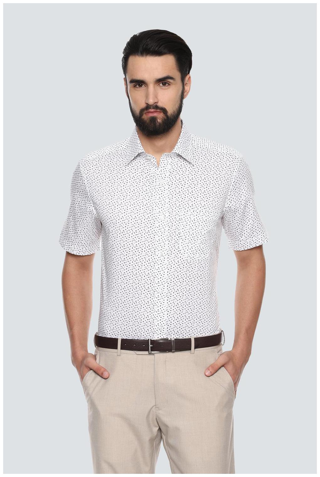 

Louis Philippe Men Regular fit Formal Shirt - White