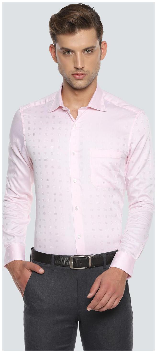 

Louis Philippe Men Regular fit Formal Shirt - Pink