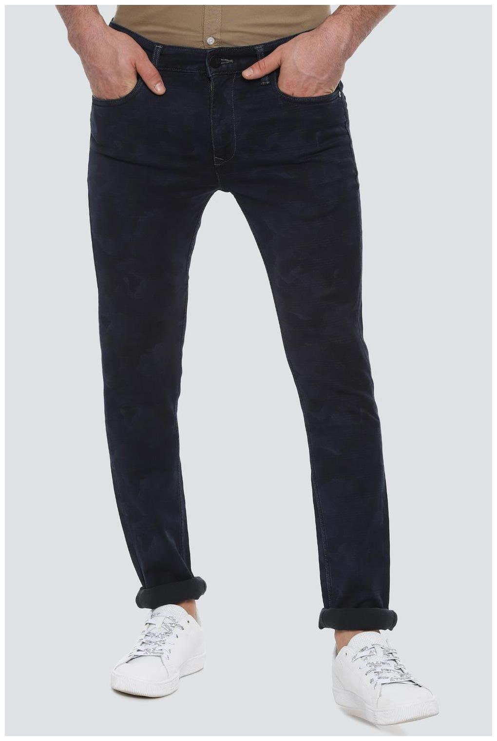 

Louis Philippe Men Navy Blue Slim Fit Jeans